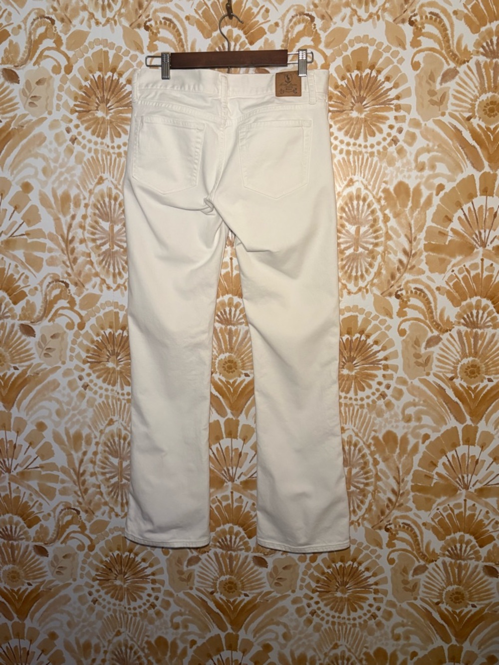 White Straight Leg Jeans | Neutral Minimalist Chic | Everyday Essential Pants - Picture 6 of 8